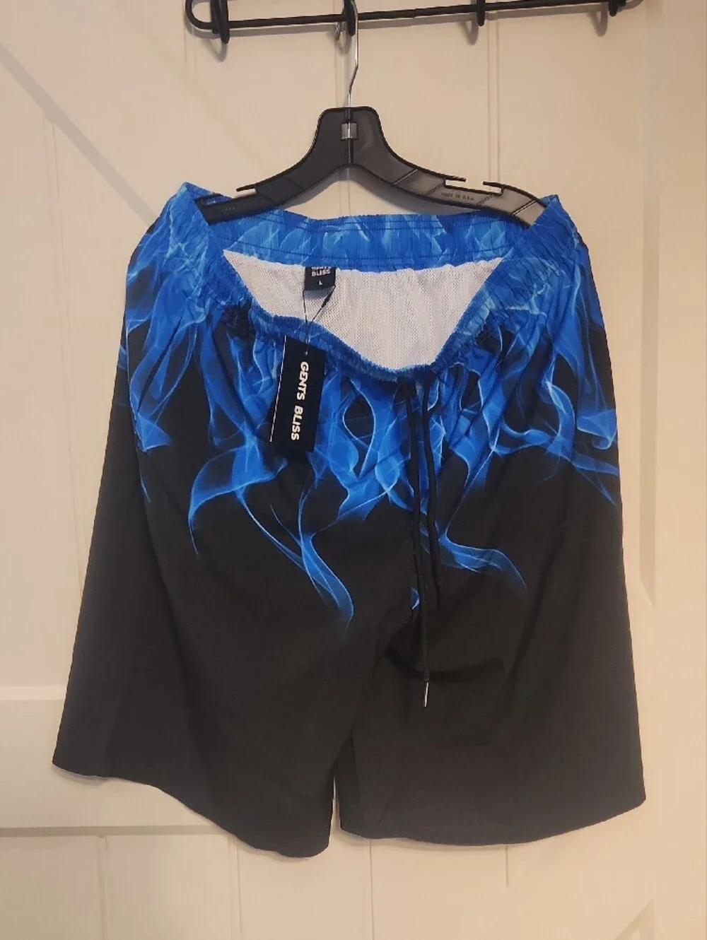 GENTS BLISS Men's Blue Flame Swim Trunks